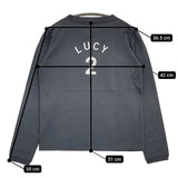 grown in the sun 未使用品 GF/LUCY サイズP SUNSHINE+CLOUD 長袖Ｔシャツ カットソー ロンＴ グレー レディース グローンインザサン【中古】5-1201M∞