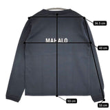 grown in the sun 未使用品 ALOHA/MAHALO サイズP SUNSHINE+CLOUD 長袖Ｔシャツ カットソー ロンＴ チャコールグレー レディース グローンインザサン【中古】5-1201M∞