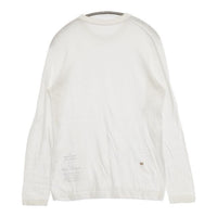 45R/45rpm 超ガーゼ コットン ニットソー 長袖Ｔシャツ カットソー ロンＴ ホワイト レディース フォーティーファイブアールピーエム【中古】5-0921M∞