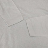 45R/45rpm 超ガーゼ コットン ニットソー 長袖Ｔシャツ カットソー ロンＴ ホワイト レディース フォーティーファイブアールピーエム【中古】5-0921M∞