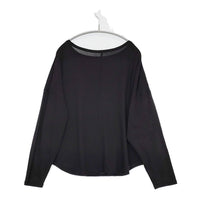 FRAMeWORK ドライタッチコットンL/Tee 定価12100円 長袖Ｔシャツ カットソー ロンＴ 25SS ブラック レディース フレームワーク【中古】5-0603M♪