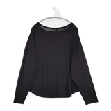 FRAMeWORK ドライタッチコットンL/Tee 定価12100円 長袖Ｔシャツ カットソー ロンＴ 25SS ブラック レディース フレームワーク【中古】5-0603M♪