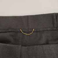Deuxieme Classe Captivatingスカート 定26400円 ニット タイト ボーダー 25SS グレー ブラック レディース ドゥーズィエムクラス【中古】5-0603M♪
