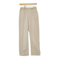 URBAN RESEARCH サテンイージーパンツ 定価14300円 ポリエステル パンツ ベージュ レディース アーバンリサーチ【中古】5-0824M∞