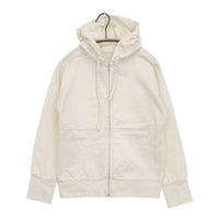 homspun 定価17640円 121-6935 コットン S パーカー ベージュ レディース ホームスパン【中古】5-0922M∞