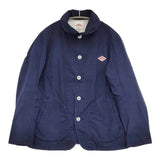 Danton JD-8711 丸襟 コットン ジャケット ネイビー レディース ダントン【中古】5-0922M∞