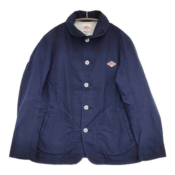 Danton JD-8711 丸襟 コットン ジャケット ネイビー レディース ダントン【中古】5-0922M∞