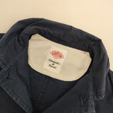 Danton JD-8711 丸襟 コットン ジャケット ネイビー レディース ダントン【中古】5-0922M∞