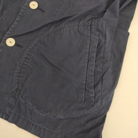 Danton JD-8711 丸襟 コットン ジャケット ネイビー レディース ダントン【中古】5-0922M∞