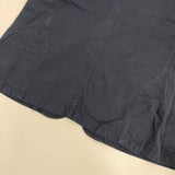Danton JD-8711 丸襟 コットン ジャケット ネイビー レディース ダントン【中古】5-0922M∞