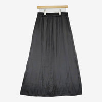 JOURNAL STANDARD Wリブセミフレアスカート 定価16500円 ロングスカート 25SS ブラック レディース ジャーナルスタンダード【中古】5-0603M♪