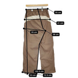 JOURNAL STANDARD frostline 別注 ワイドラインパンツ 定価15400円 25SS ブラウン ベージュ レディース ジャーナルスタンダード【中古】5-0603M♪