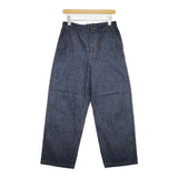 gungendo ナチュラルデニムパンツ花生姜（はなしょうが）のうこん 定価28600円 デニムパンツ ネイビー レディース 群言堂【中古】5-1106G∞