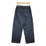 gungendo ナチュラルデニムパンツ花生姜（はなしょうが）のうこん 定価28600円 デニムパンツ ネイビー レディース 群言堂【中古】5-1106G∞