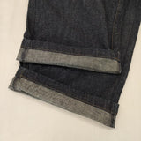 gungendo ナチュラルデニムパンツ花生姜（はなしょうが）のうこん 定価28600円 デニムパンツ ネイビー レディース 群言堂【中古】5-1106G∞