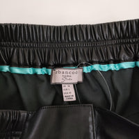 URBANCODE FAUX LEATHER SHORTS フェイクレザーショーツ JS LUXE購入 ショートパンツ 25SS ブラック レディース アーバンコード【中古】5-0603S♪