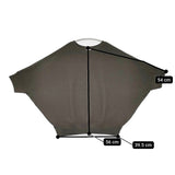 URBAN RESEARCH DOORS タックフライスワイドTシャツ ニット カットソー 24SS Cグレー レディース アーバンリサーチドアーズ【中古】5-0603M♪