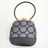 mina perhonen 新品 tambourine cuddle カドルバッグ zs9984 定価39600円 ハンドバッグ 21SS ネイビー レディース ミナペルホネン【中古】5-0603G♪
