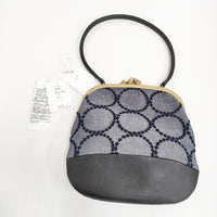 mina perhonen 新品 tambourine cuddle カドルバッグ zs9984 定価39600円 ハンドバッグ 21SS ネイビー レディース ミナペルホネン【中古】5-0603G♪