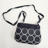 mina perhonen/hitomi shinoyama 新品 tambourine クラッチバッグ 2wayポシェット 紺 レディース ミナペルホネン/ヒトミ シノヤマ【中古】5-0603T♪