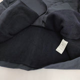 (g) ガーゼ 裏地ウール混 ブルゾン ジャケット ネイビー レディース グラム【中古】5-0912T♪