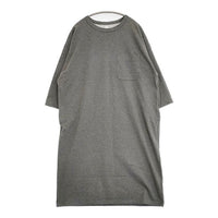 (g) ガーゼ コットン ワンピース グレー レディース グラム【中古】5-0921M∞