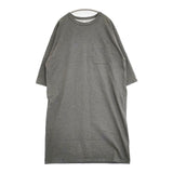 (g) ガーゼ コットン ワンピース グレー レディース グラム【中古】5-0921M∞