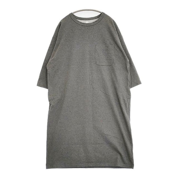 (g) ガーゼ コットン ワンピース グレー レディース グラム【中古】5-0921M∞