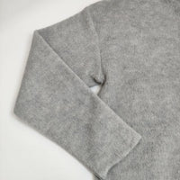 (g) ガーゼ ノーカラージャケット カーディガン グレー レディース グラム【中古】5-0818T∞