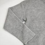 (g) ガーゼ ノーカラージャケット カーディガン グレー レディース グラム【中古】5-0818T∞