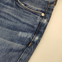 upper hights 188245 LIPSTICK ジーンズ 加工 サイズ27 デニムパンツ ブルー レディース アッパーハイツ【中古】5-0921G∞