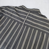 TODAYFUL Stripe Over Shirts 定価22000円 12320416 ストライプ オーバーサイズ ブラウス シャツ グレー レディース トゥデイフル【中古】5-1106M∞