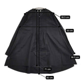 qualite ピンタックシャツ定価23100円 32450010009 チュニック ブラウス シャツ ブラック レディース カリテ【中古】5-0921M∞