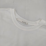 qualite アシメコットンカットソー 定価12650円 32430020003 長袖Ｔシャツ カットソー ロンＴ ホワイト レディース カリテ【中古】5-0921M∞