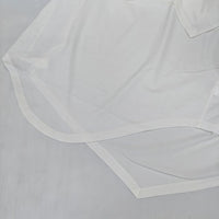 qualite アシメコットンカットソー 定価12650円 32430020003 長袖Ｔシャツ カットソー ロンＴ ホワイト レディース カリテ【中古】5-0921M∞