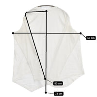 qualite アシメコットンカットソー 定価12650円 32430020003 長袖Ｔシャツ カットソー ロンＴ ホワイト レディース カリテ【中古】5-0921M∞