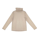qualite シアタートルカットソー 定価13200円 長袖Ｔシャツ カットソー ロンＴ ベージュ レディース カリテ【中古】5-0807M∞