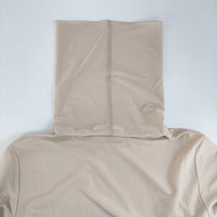 qualite シアタートルカットソー 定価13200円 長袖Ｔシャツ カットソー ロンＴ ベージュ レディース カリテ【中古】5-0807M∞
