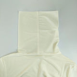 qualite シアタートルカットソー 定価13200円 長袖Ｔシャツ カットソー ロンＴ オフホワイト レディース カリテ【中古】5-0807M∞