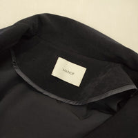 MANOF OVER LONG COAT 定価30800円 86101-0012 ベルト付き トレンチコート ネイビー レディース マノフ【中古】5-0921M∞