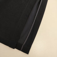 MANOF OVER LONG COAT 定価30800円 86101-0012 ベルト付き トレンチコート ネイビー レディース マノフ【中古】5-0921M∞