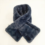 Ray Beams 新品 ティペット エコファー 61-45-0139-593 マフラー ネイビー レディース レイビームス【中古】5-1021T◎