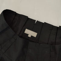 MARGARET HOWELL タック 578-6132017 HIGH DENSE COTTON SILK SKIRT スカート ブラック レディース マーガレットハウエル【中古】5-0921M∞