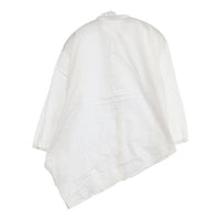 Pal'las Palace アシンメトリー ビーズ付き ブラウス シャツ ホワイト レディース パラスパレス【中古】5-0921M∞