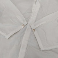 Pal'las Palace アシンメトリー ビーズ付き ブラウス シャツ ホワイト レディース パラスパレス【中古】5-0921M∞