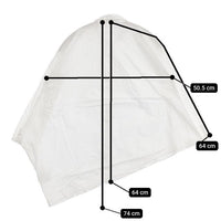 Pal'las Palace アシンメトリー ビーズ付き ブラウス シャツ ホワイト レディース パラスパレス【中古】5-0921M∞