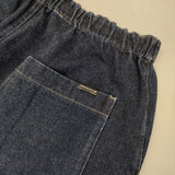 UpcycleLino BASIC デニムワイドパンツ 600225-7024 nest Robe コットンリネン デニムパンツ ブルー レディース アップサイクルリノ【中古】5-0921G∞