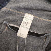 UpcycleLino BASIC 600225-7025 nest Robe コットンリネン デニムジャケット ネイビー レディース アップサイクルリノ【中古】5-0922M∞