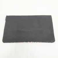 TEMBEA レオパード クラッチバッグ ブラック ベージュ レディース テンベア【中古】5-0808G◎