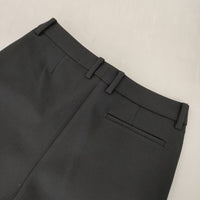 FANTASTIC DAYS ガウチョ センタープレススラックス パンツ ブラック レディース ファンタスティックデイズ.【中古】5-0921G∞